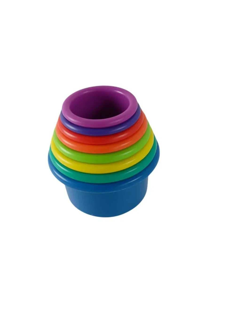 The First Years Stackable Colorful Count 8 Cups Baby Water Toy Bath